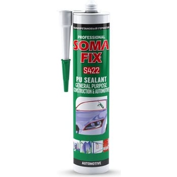 Somafix S422 Poliüretan Mastik Kartuş Siyah 280ml 365gr