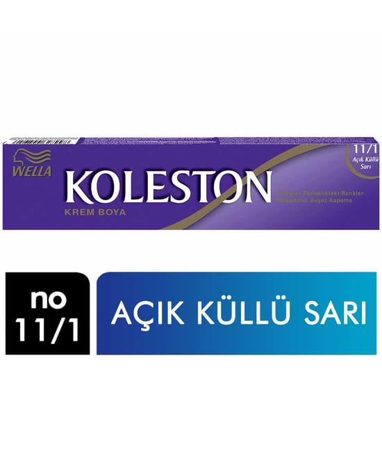 Koleston Saç Boyası Tüp No 11/1 Açık Küllü Sarı