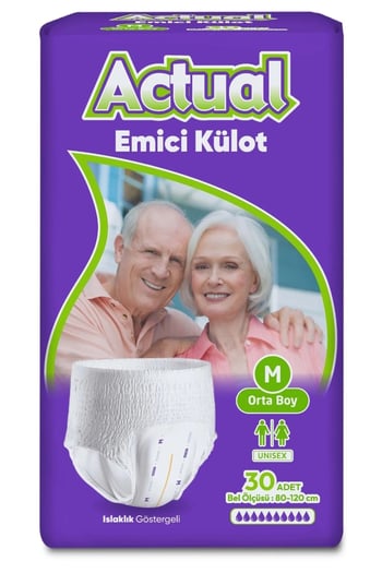 Actual Emici Külot Bez Medium 30 Lu