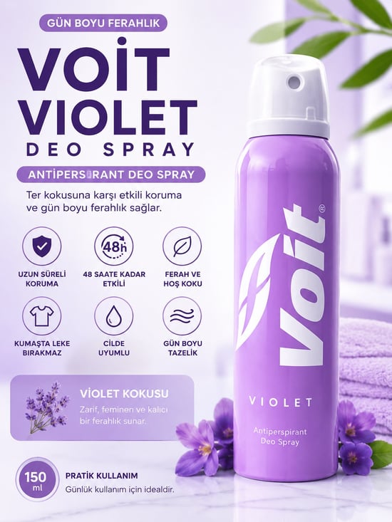 Voit Violet 150 ml Kadın Deodorant