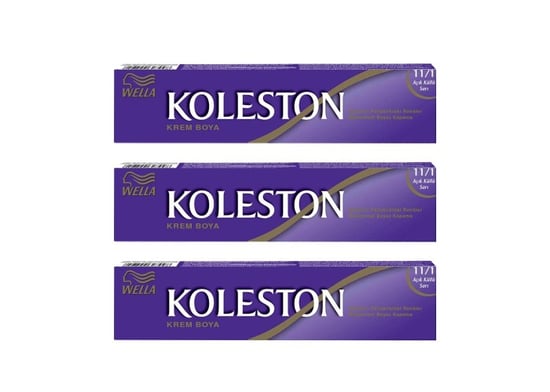 Koleston Tüp Boya 50 Ml - 11.1 Açık Küllü Sarı 3 Adet