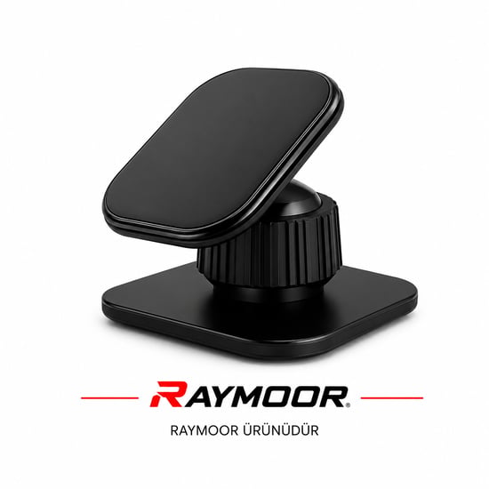Raymoor Jel Araç Telefon Tutucu – Nano Jel Pedli 360° Dönebilen Araç İçi Telefon Standı | Güçlü Yapışkanlı Universal Telefon Tutacağı