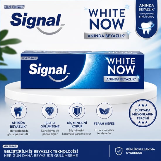 Signal White Now Diş Macunu Original Anında Beyazlık 75 Ml