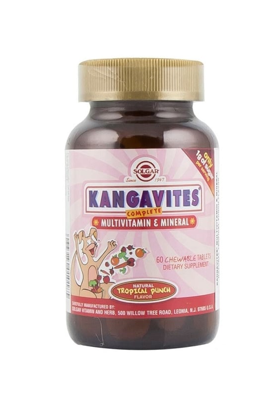 Solgar Kangavites Tropikal Meyve Aromalı 60 Tablet