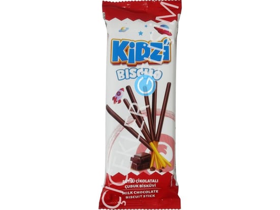Kidzi Bischo Stick Çikolata Kaplı Çubuk Bisküvi 15gr 24'lü