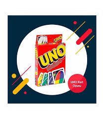 Uno Oyun Kartı Kırmızı