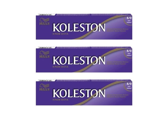 Koleston Tüp Boya 50 Ml - 8.0 Açık Kumral 3 Adet