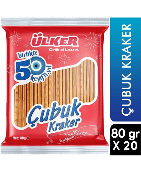 Ülker Çubuk Kraker 80 Gr X 20'li Koli