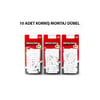 Medalyan Dl-57 ( 10pcs ) Korniş Montaj Dübeli ( Plastik Çivili )