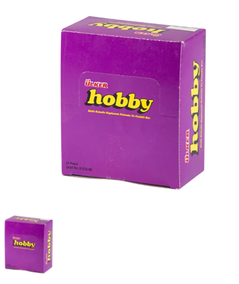 Ülker Hobby Çikolatalı Fındıklı Bar 25 G 24'lü