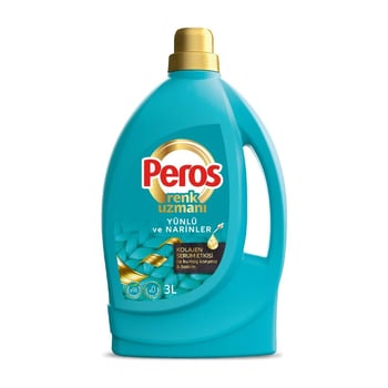 Peros Sıvı Çamaşır Deterjanı Yünlü ve Narinler 3 Lt