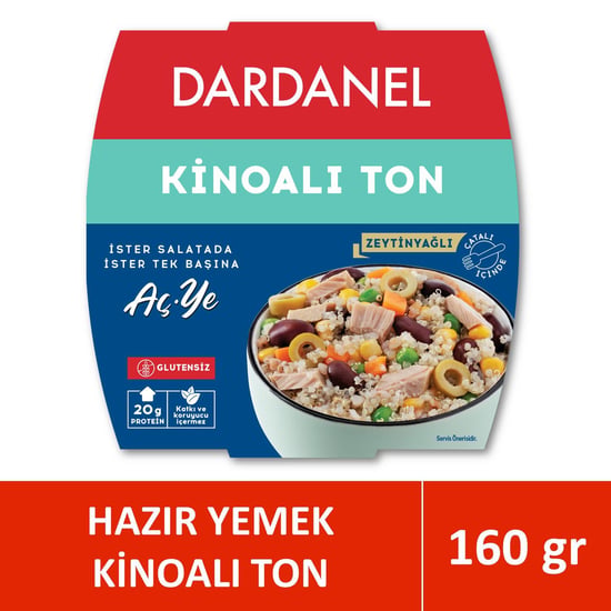 Dardanel Aç ye Kinoalı Ton Balığı 160 Gr