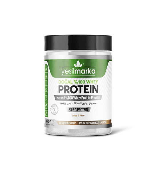 Doğal Whey Protein Tozu - Sade 100 g