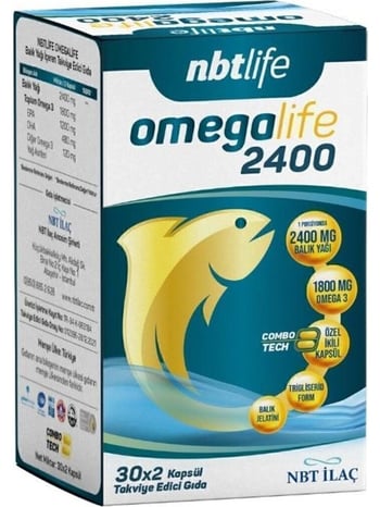 Nbt Life Omega Life 2400 Balık Yağı 60 Kapsül