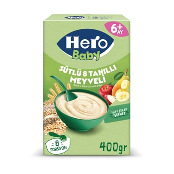 Hero Baby Sütlü 8 Tahıllı Meyveli Ekonomik Paket