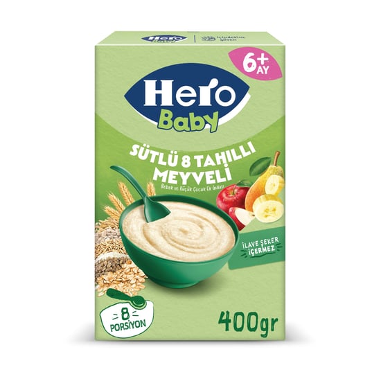 Hero Baby Sütlü 8 Tahıllı Meyveli Ekonomik Paket