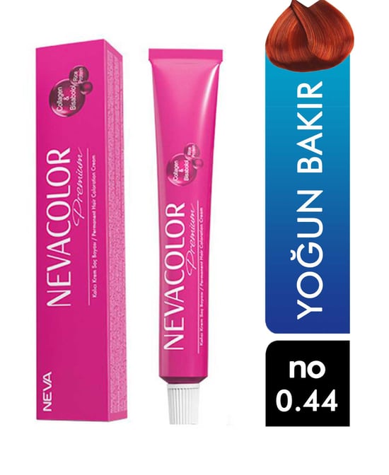 Nevacolor Premium Mix Tüp Saç Boyası Yoğun Bakır 0.44