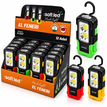İnura Global Softled El Feneri Asma Aparatı 1 W Led ve 3 W Cop Led K-7217