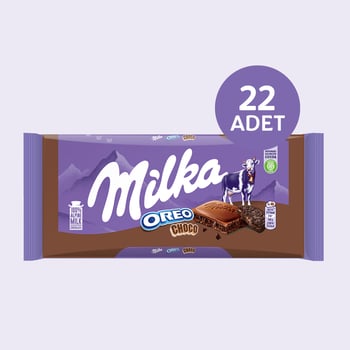 Milka Oreo Choco Tablet Çikolata 100 gr X 22 Adet