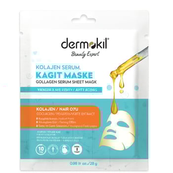 Dermokil Yüz Kağıt Maske Kolajen Serum 28 Gr.