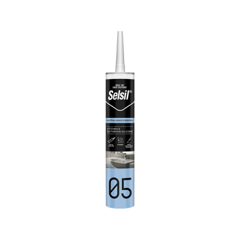 Selsil-2431 05 ( Şeffaf ) Mutfak ve Banyo Silikon 280ml