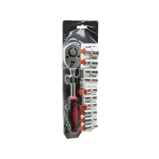Rodi Cp Tools Cr-v Socket Chorome Vanadium (12pcs) (1/2") Lokma Seti (cırcır Kol) (uzatma Adaptör) (8-10-11-12-13-14-15-17-19-24mm)