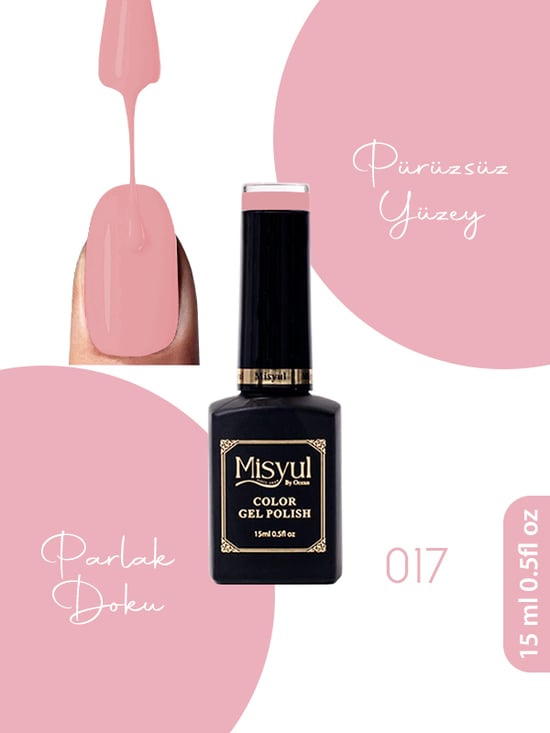 Misyul Uv Led Kalıcı Oje Nail Art 15 Ml 017