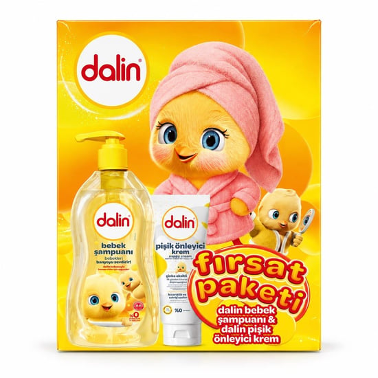 Dalin Bebek Şampuanı 700 ml + Pişik Kremi 100 ml Set (Fırsat Paketi)