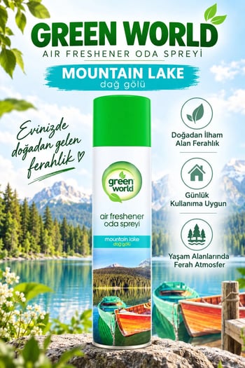 Green World Mountain Lake Dağ Gölü Oda Spreyi 300 Ml