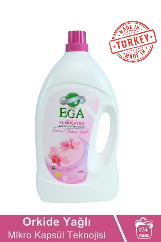Ega Kimya Aktif Kapsül Teknolojili Orkide Çamaşır Yumuşatıcısı 4100 ml 172 Yıkama