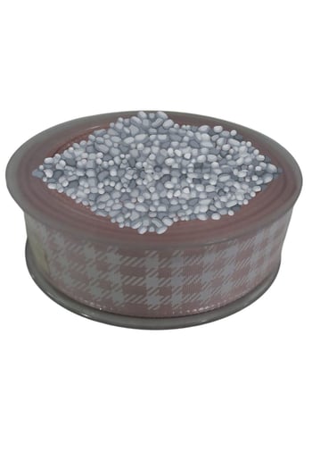 Tafta Ekoseli Kurdele 25 Mm Pudra 2 Metre