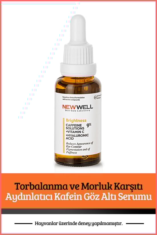 New Well Torbalanma ve Morluk Karşıtı Aydınlatıcı Kafein Göz Altı Serumu 30 ML