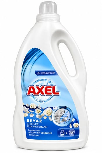 Axel Sıvı Çamaşır Deterjanı 3 L Beyazlar İçin