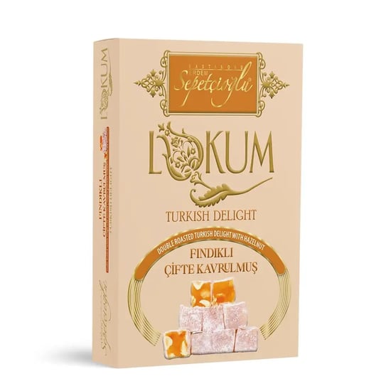 Kastamonu Meşhur Sepetçioğlu Fındıklı Çifte Kavrulmuş Lokum 240g