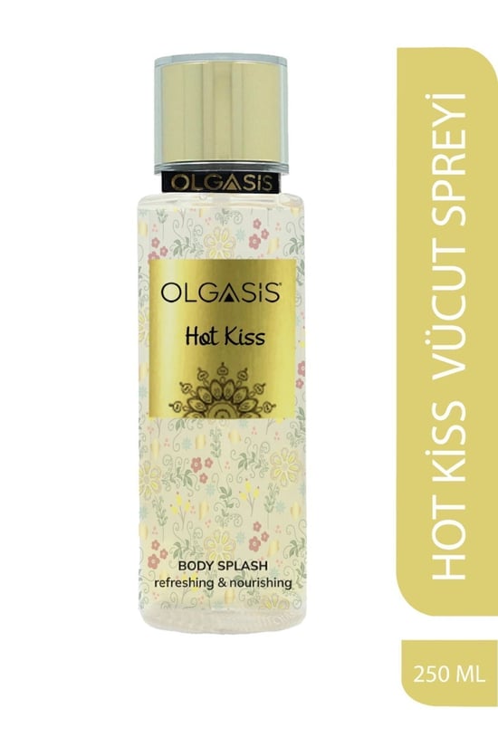 Olgasis Hot Kiss Body Splash Çiçeksi Odunsu Sedirin Eşsiz Buluması Body Mist Kalıcı Vücut Spreyi 250 Ml