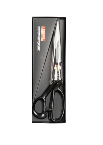 Terzi Makası Siyah Metal Saplı 10 Numara