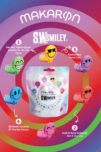 Proco Beauty Makaron X Sw. Smiley® - Sürpriz Paket Saç Fırçası