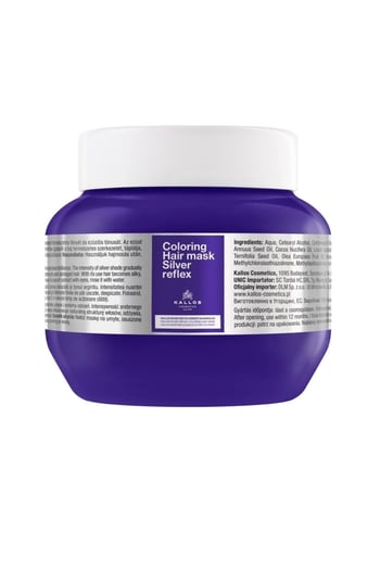 Kallos Cosmetics Coloring Silver Reflex Turunculaşma Önleyici Saç Bakım Maskesi 275 Ml