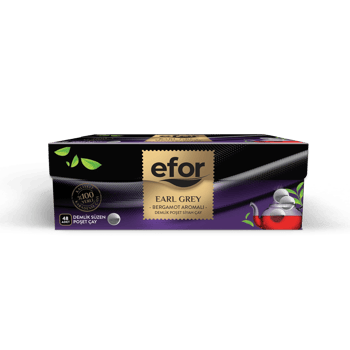 Efor Earl Grey Demlik Poşet Çay (3,2gr X 48 Adet)