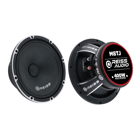 Reiss Audio Rs-m8tj Max Power: 400w 20 Cm