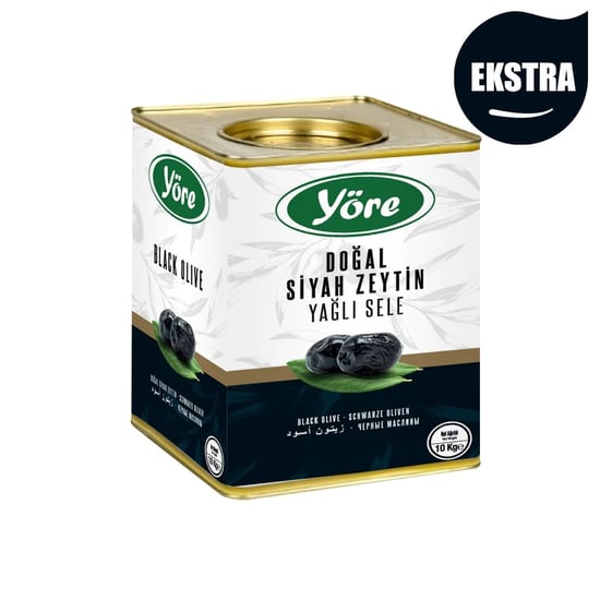 Yöre Gemlik Ekstra Siyah Zeytin 10 kg (411-460)