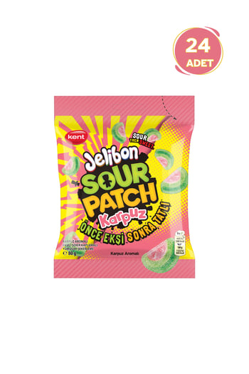 Sour Patch Karpuz Aromalı Şekerleme 80 Gr
