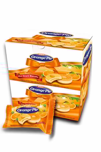 Tayaş Portakal Pie Aromalı Krema Dolgulu Bisküvi 1 Kg Kutulu