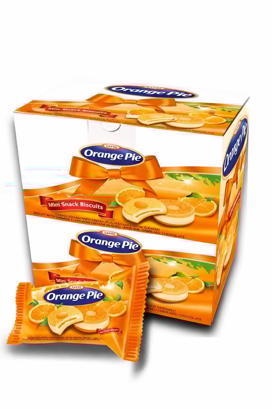 Tayaş Portakal Pie Aromalı Krema Dolgulu Bisküvi 1 Kg Kutulu