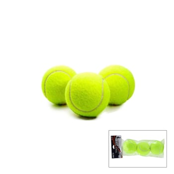 İ19-003 ( 3pcs ) Tenis Kort Topu ( Poşetli Kartela Ambalaj )