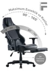 Fashcolle Globe Pro Black-grey Oyuncu Koltuğu