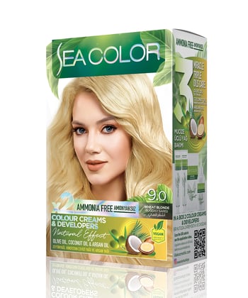 Sea Color Natural Effect Set Boya Amonyaksız 9.0 Buğday Sarısı