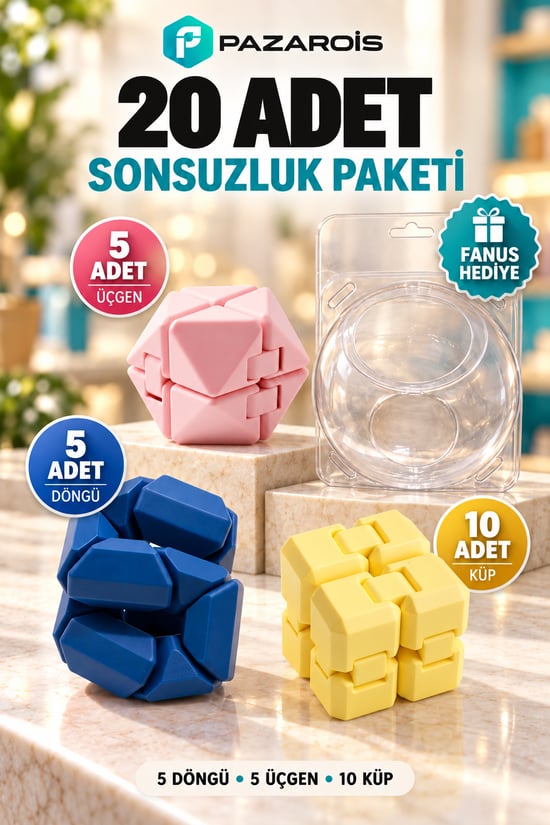 Sonsuzluk Serisi Stres Oyuncağı Kasa Önü Satış Artırıcı Fanus