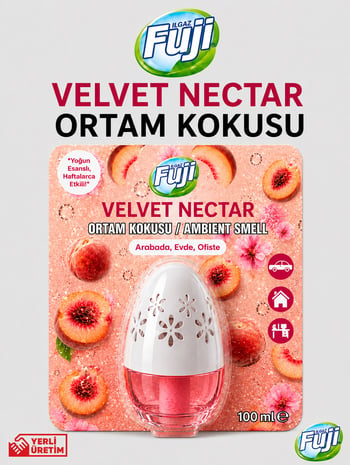 Ilgaz Fuji Şeftali Kokulu Dekoratif Ortam Kokusu 100 Ml | Velvet Nectar Kalıcı Kavanoz Koku