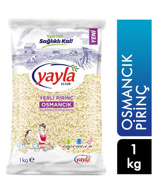Yayla Osmancık Pirinç 1 Kg